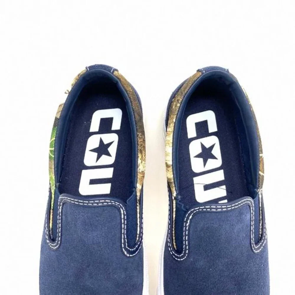 💖MEGA SALE💖CONVERSE Women's ONE STAR CC SLIP 168666C Canvas Blue Obsidian